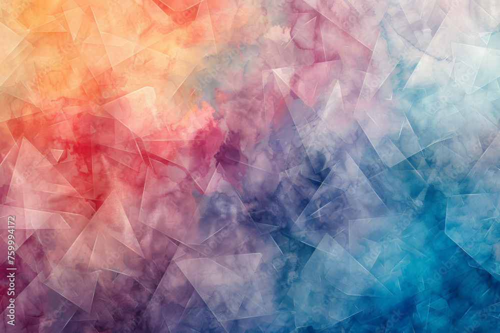 Abstract Colorful Geometric Shapes Background with Vibrant Hues Abstract Colorful Geometric Shapes Background with Vibrant Hues