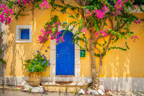 Old wooden door