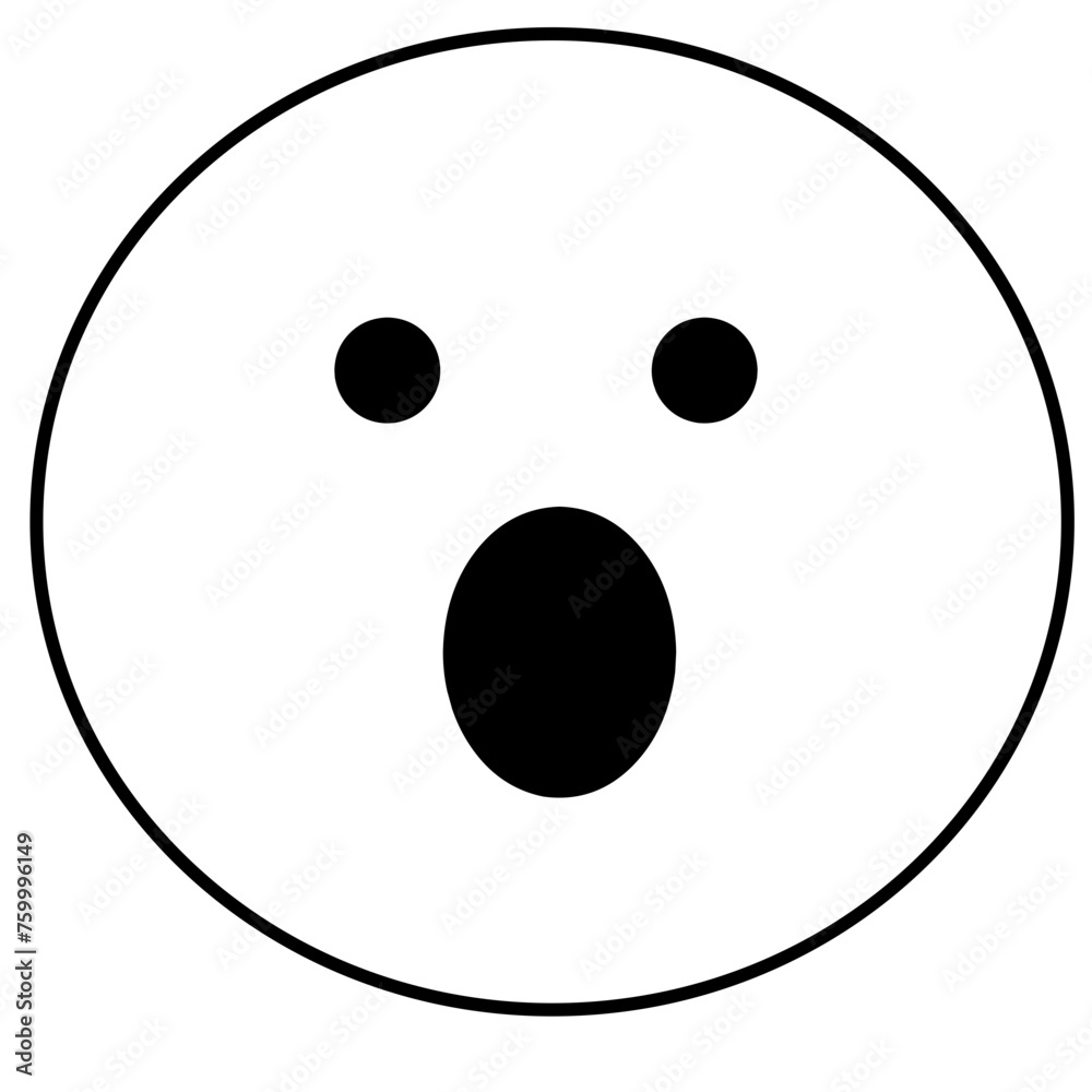 Fototapeta premium Smiley Icon different emotions