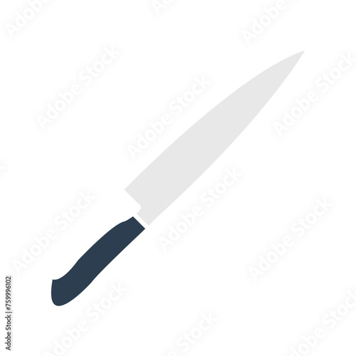 Abstract premium knife isolated vector icon design