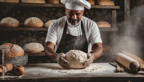 PADEIRO: PREPARO DE MASSA ARTESANAL DE PIZZA, PÃO COM FERMETAÇÃO NATURAL photo