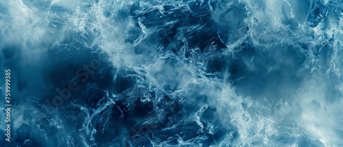  a close up of a blue and white wallpaper with a large amount of water in the middle of it.