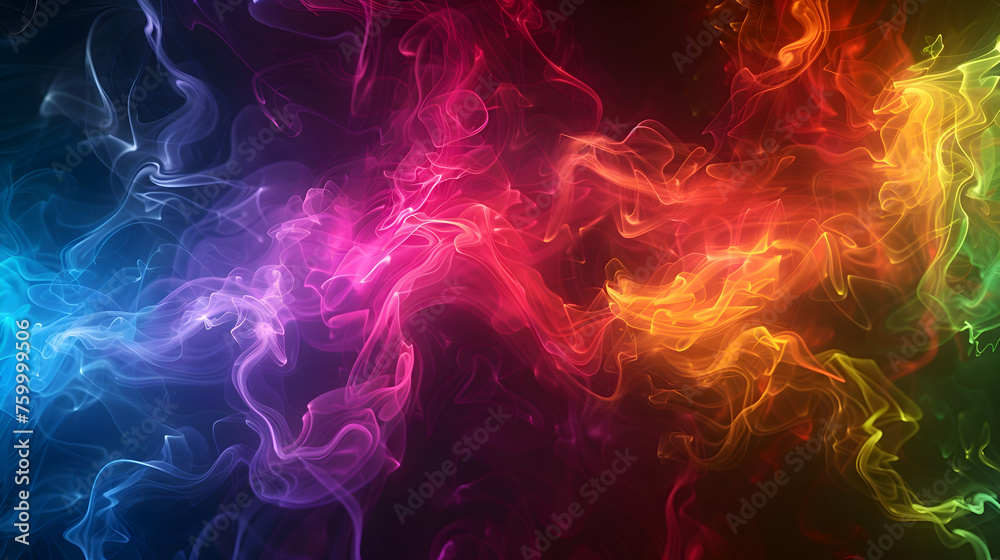 lines, creating an ethereal shape that evokes the atmosphere of a music festival rave, set against a dark black background lines, creating an ethereal shape that evokes the atmosphere of a music festival rave, set against a dark black background