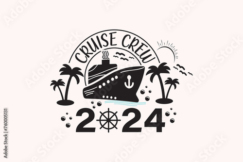 Family Trip EPS, Sisters Cruise 2024 EPS T-shirt Design
