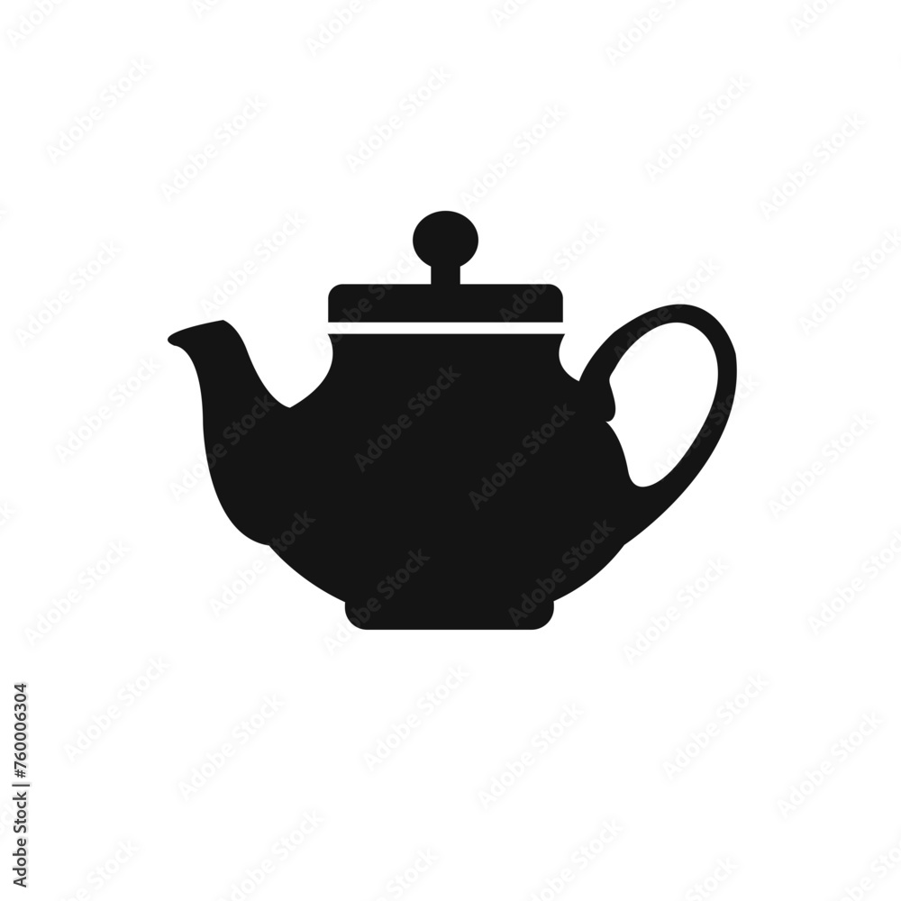 Abstract premium ceramic kettle vector icon design. Abstract premium ceramic kettle vector icon design.