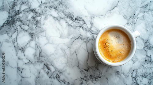 Coffee on a marble background
