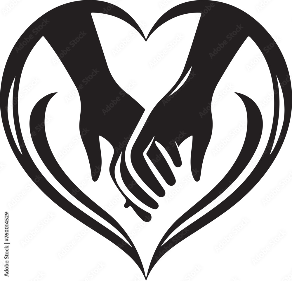 About Holding Hands Heart Shape Silhouette Graphic About Holding Hands Heart Shape Silhouette Graphic