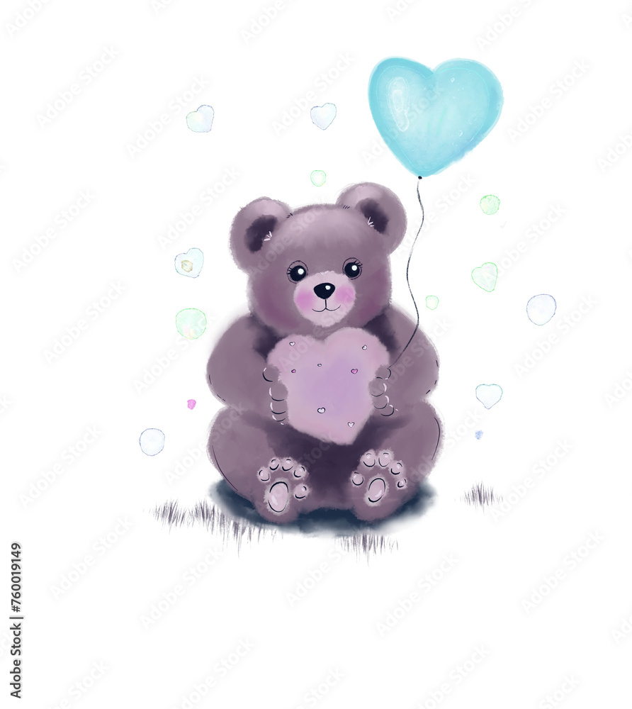 teddy bear with heart teddy bear with heart