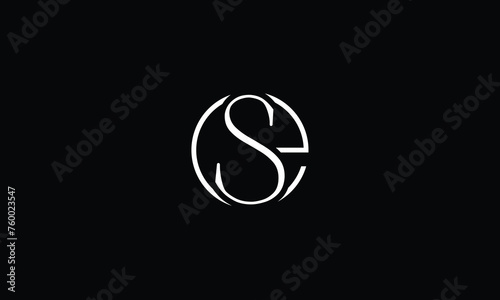 SE, ES, S, E, Abstract Letters Logo Monogram