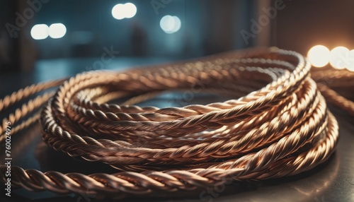 Stripped copper cables for further recycling in the metal industry