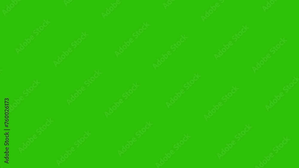 Hand-drawn Cartoon Doodle Style Transitions on a Green Screen Background: Green Screen and White Masks Templates in 4K for Editing Footages