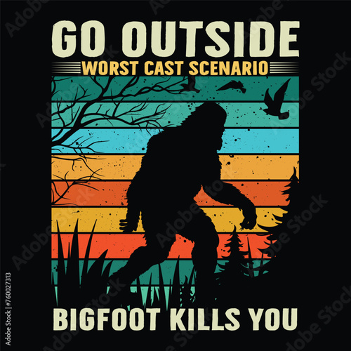 go outside worst cast scenario bigfoot kills you