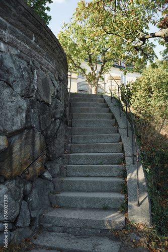 Canvas Print a stairway of stockholm