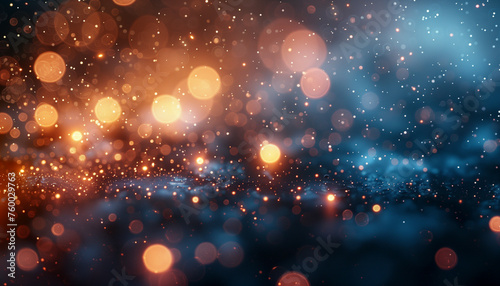 Minimalistic Abstract gentle bokeh bubbles in a dreamy soft focus  with a warm white glow