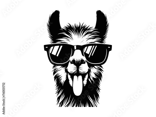 Playful Llama: Llama Vector Illustration for Whimsical Designs and Lively Creations