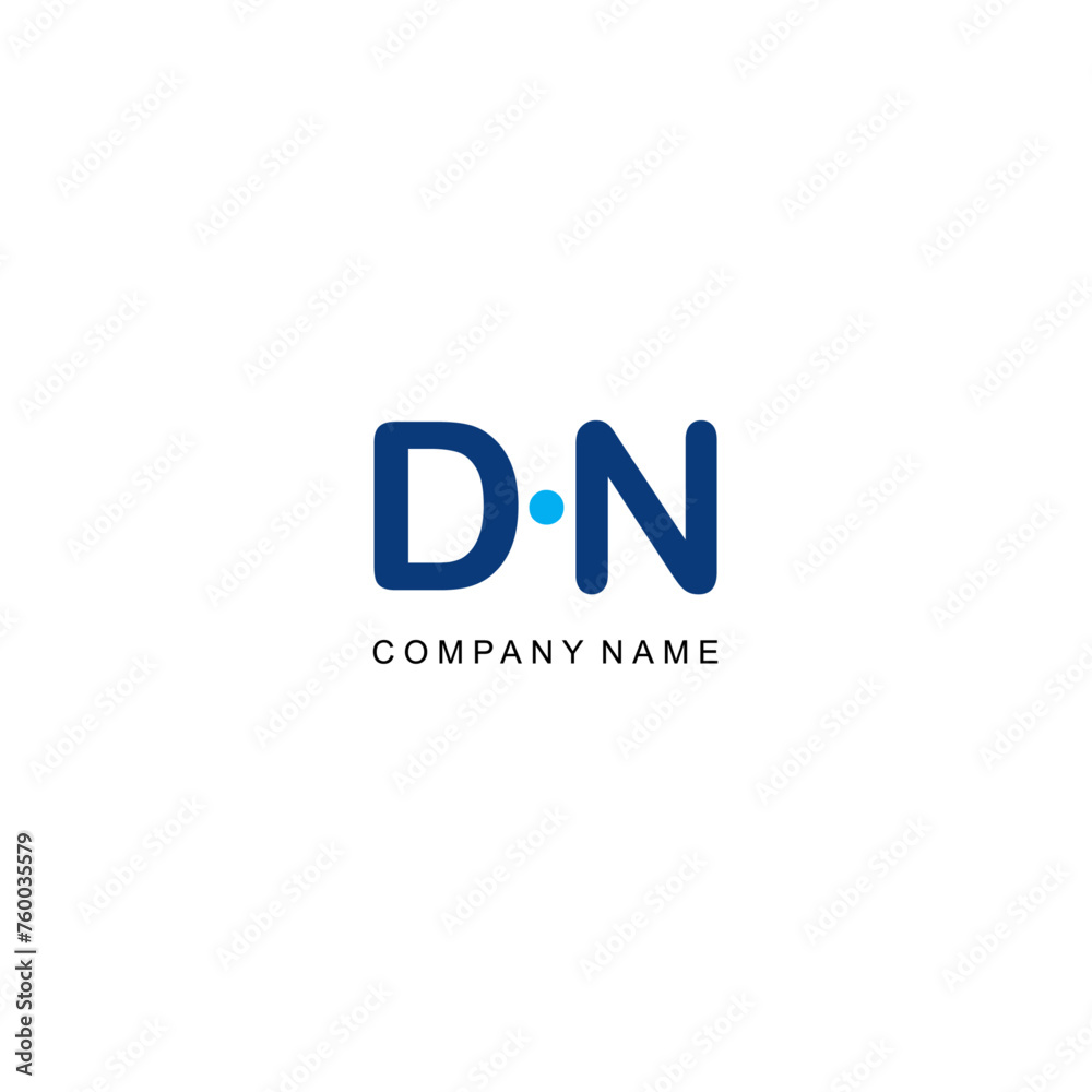 Initial DN logo company luxury premium elegance creativity