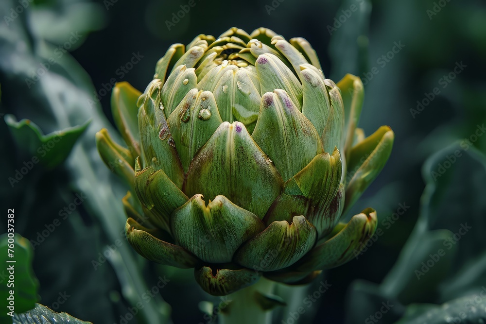 Artichoke plant. Health farm organic. Generate Ai Artichoke plant. Health farm organic. Generate Ai