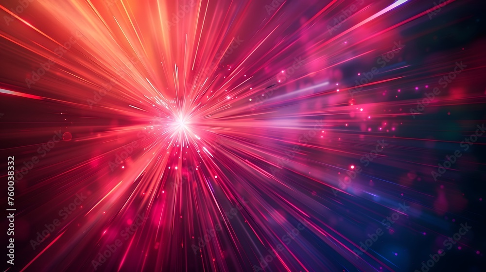 Naklejka premium Beautiful light rays wallpaper.