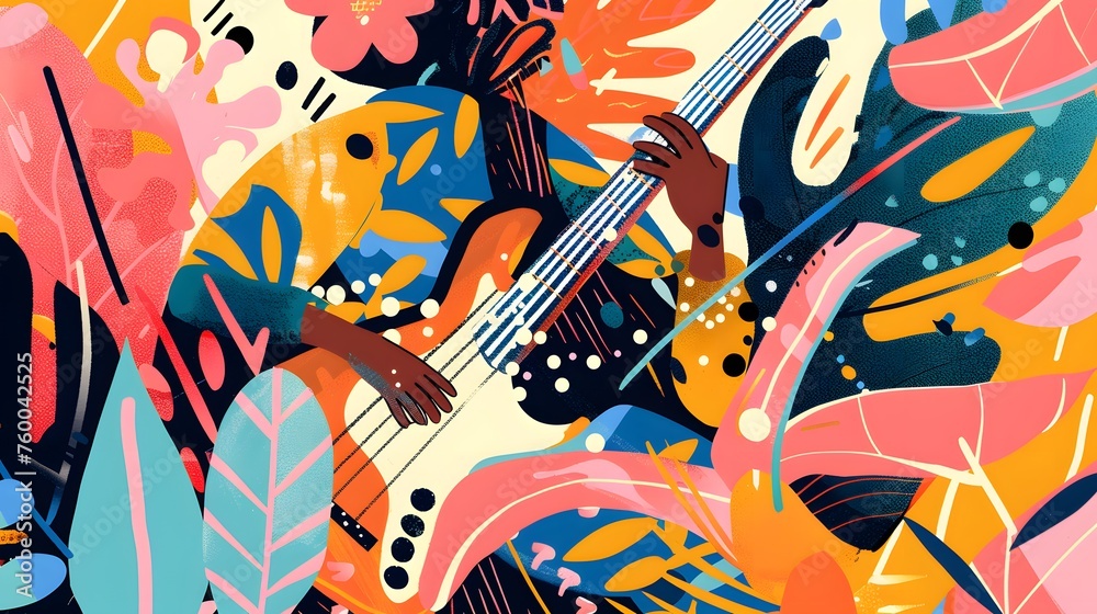 Minimalist abstract art with music as the inspiration. Minimalist abstract art with music as the inspiration.