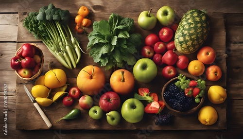 Farm-Fresh Bounty: A Vibrant Harvest Composition