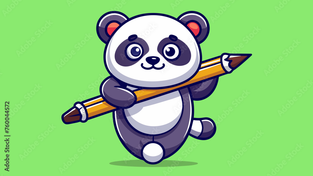 cute-panda-hanging-on-pencil-cartoon-vector-icon