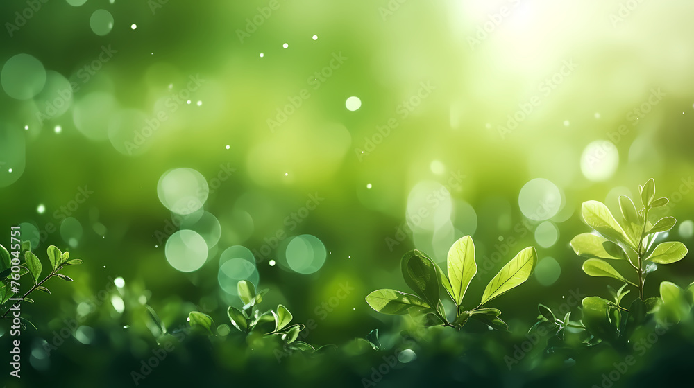 Natural green leafy plant background Natural green leafy plant background