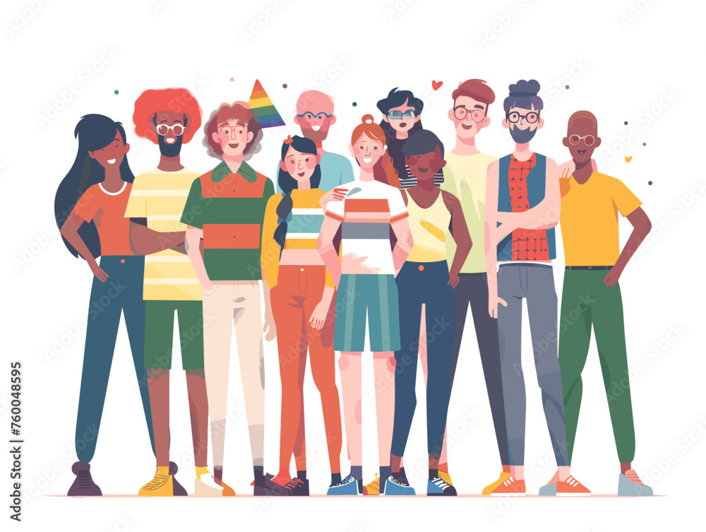 A group of volunteers gathers at a local LGBTQ+ center organizing activities and offering support to the community. A group of volunteers gathers at a local LGBTQ+ center organizing activities and offering support to the community.