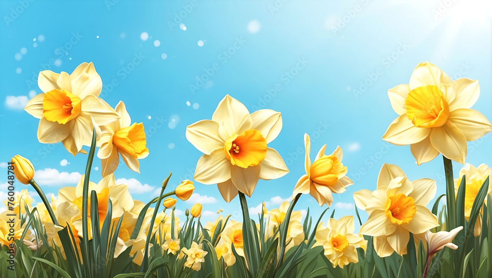 Spring Day banner background
