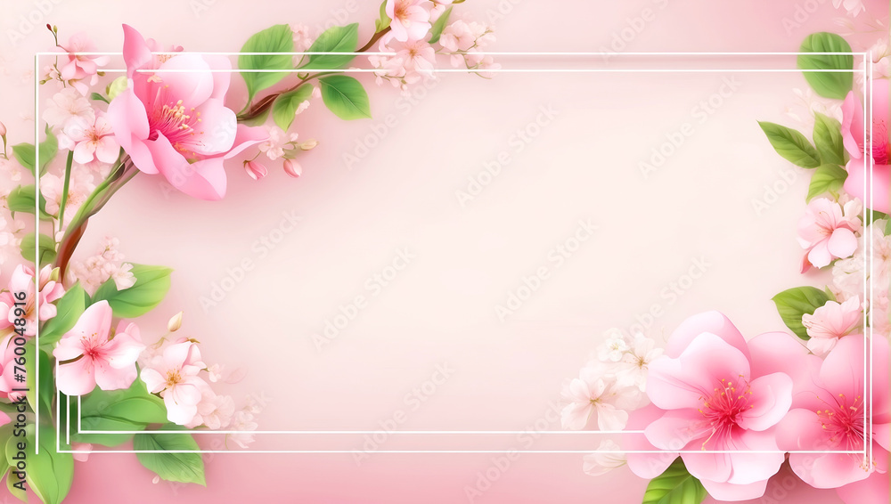 Spring Day banner background