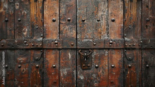 Majestic Wooden Door Unveiling the Mysteries of a Medieval Castle