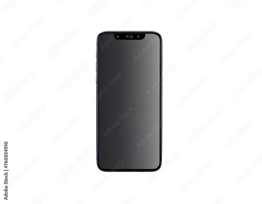 Naklejka premium Realistic empty smartphone