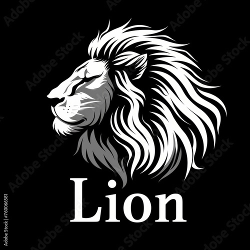 Powerful Lion Brand Logo with Unique Design Generative AI © Alex