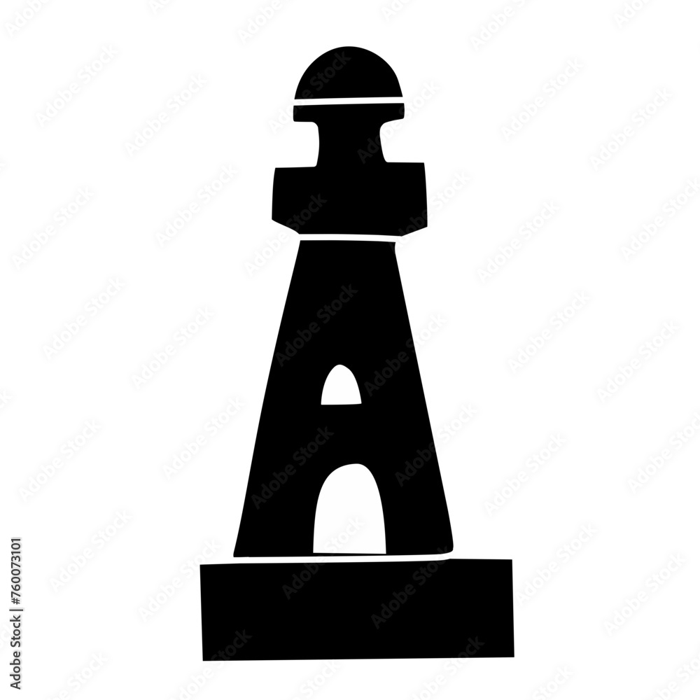 lighthouse silhouette icon lighthouse silhouette icon