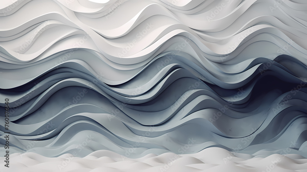 Fototapeta premium Abstract wavy background, painting texture luxury background horizontal