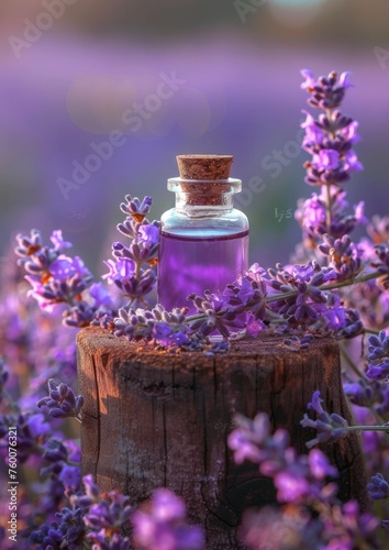 lavender oil and lavender