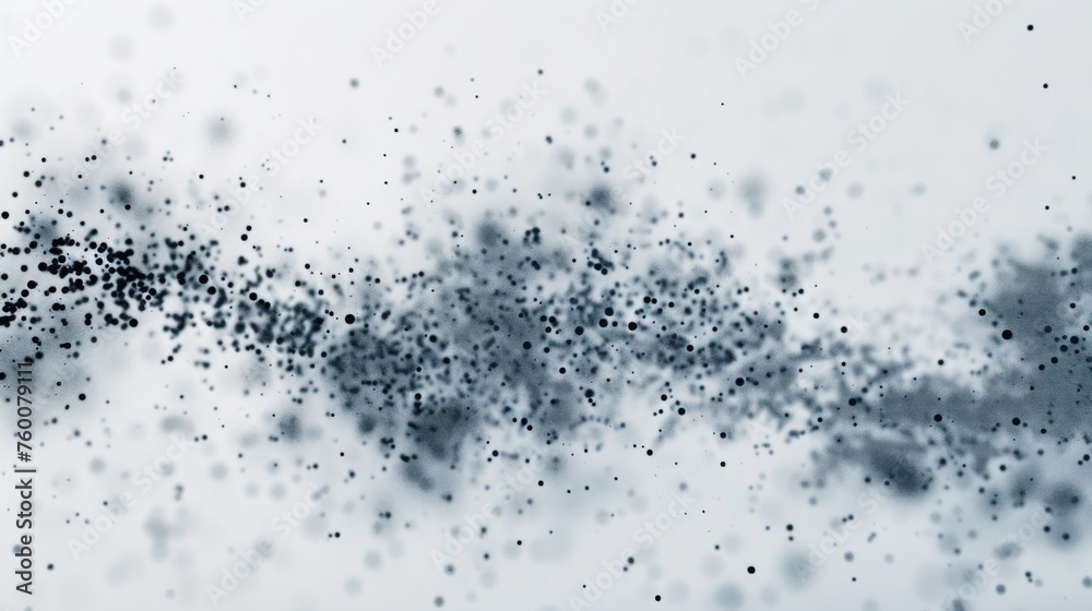 Dots abstract white background. Falling network particles. Big data flow. 3D rendering Dots abstract white background. Falling network particles. Big data flow. 3D rendering