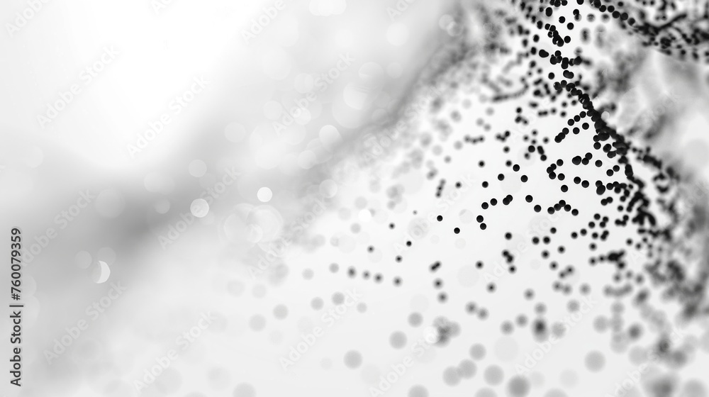 Dots abstract white background. Falling network particles. Big data flow. 3D rendering Dots abstract white background. Falling network particles. Big data flow. 3D rendering