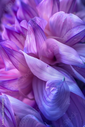 Beautiful purple flowers close up
