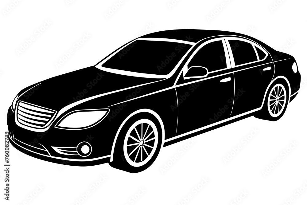 illustration of a sedan