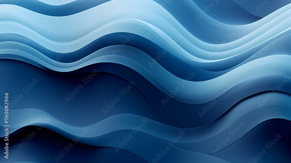 Fototapeta premium Abstract wave pattern, calm visual experience