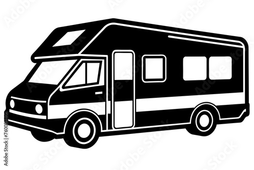 motorhome vector illustration