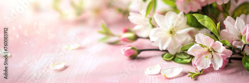 Evoke the essence of spring with this enchanting image of delicate pink blossoms