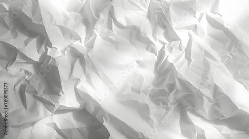 La beauté délicate du papier blanc : une exploration texturale de la surface lisse et de l'apparence éthérée photo