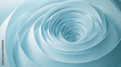 This image illustrates a series of concentric circles in soothing blue tones, with a calming repetitive pattern