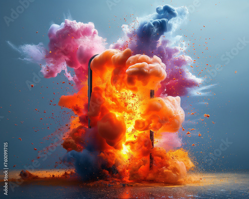 T�l�phone fum�es