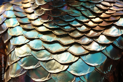 Iridescent Fish Scales: Close-Up on the Shimmering Beauty of Aquatic Armor