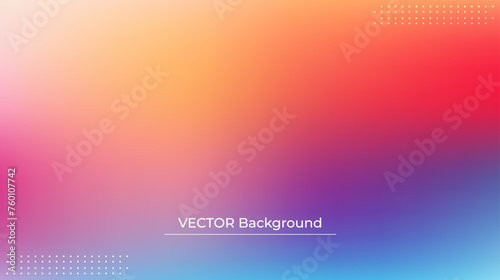 Wallpaper Mural Abstract blurred gradient mesh background in bright rainbow colors. Colorful smooth banner template. Easy editable soft colored vector illustration in EPS10 without transparency. Torontodigital.ca