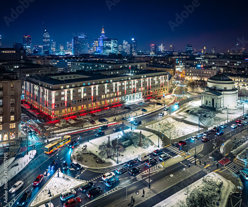 Obraz na płótnie Warszawa, Polska w salonie