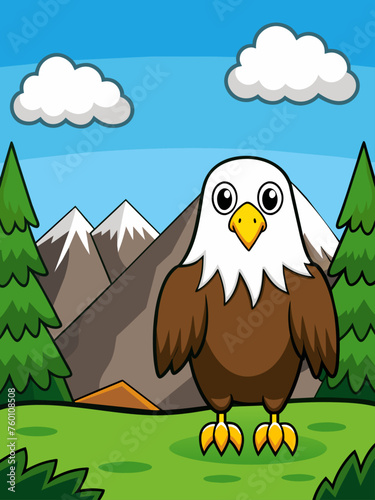 Eagles soar over a rugged landscape, their piercing eyes scanning the vast expanse below.