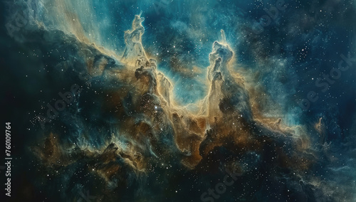 Intriguing interstellar gas formations photo